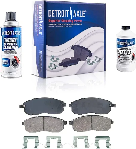 Vista 84 de Detroit Axle - Rotores de freno para Ford 2013-2019 Explorer Taurus Flex Lincoln MKT MKS, rotores de freno de disco ranurados perforados de repuesto
