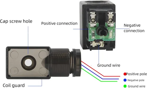 Vista 4 de Válvula solenoide AirTAC Airvexalon DC12V 4V410-15 1/2"PT neumática de aire, 2 posiciones, 5 vías, eléctrica de bobina simple operada por piloto