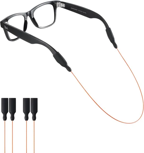 Vista 16 de Correa de lentes de sol para lentes Meta RayBan, patillas gruesas, correas para gafas, cordones para hombres, mujeres y niños, soportes para gafas