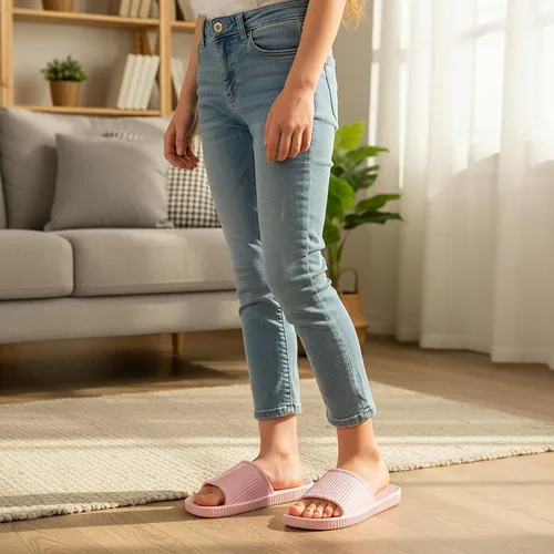 Vista 3 de Happy Lily Shower Shoes, Women & Mens Shower Slippers, Slides Sandals Pool Slides House Slippers Non-Slip Indoor Bathroom Shoes Beach Sandals