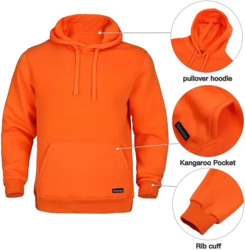 Vista 3 de Conjunto deportivo de forro polar con capucha para hombre, 2 piezas, conjunto casual para correr