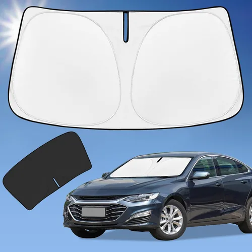 Vista 132 de Parasol de 4 capas para parabrisas, ajuste personalizado, tela 240T