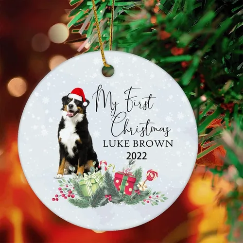 Vista 30 de 1st First Christmas Pet Ornament 2022 Dog Christmas Bauble Custom Ornament Dog Lover Gifts Personalised Dog Name Ornament English Cocker Spaniel Gift