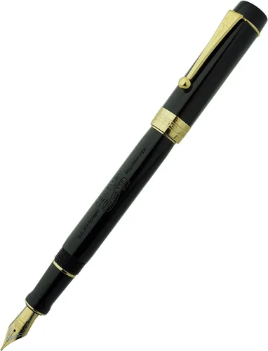 Vista 23 de Jinhao 100 - Pluma estilográfica de estilo clásico en celuloide, instrumento de escritura suave con punta #6, juego de pluma con convertidor
