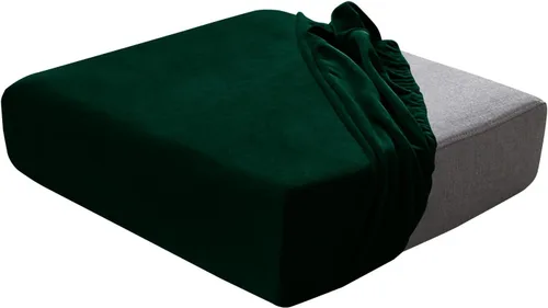 Vista 50 de Juego de fundas de cojín para asiento de sofá, fundas de cojín de terciopelo elástico, repuesto para cojines individuales con tela elástica Aguacate