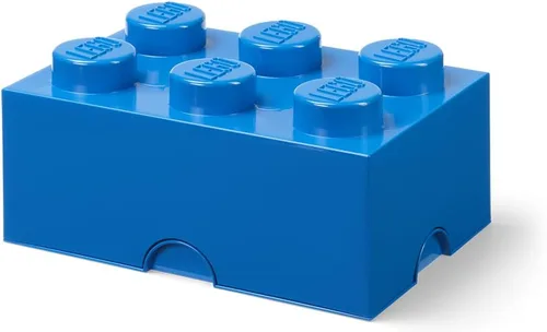 Vista 12 de Room Copenhagen LEGO - Caja de ladrillo de almacenamiento apilable con 6 pernos, bloques de construcción organizativos decorativos para juguetes