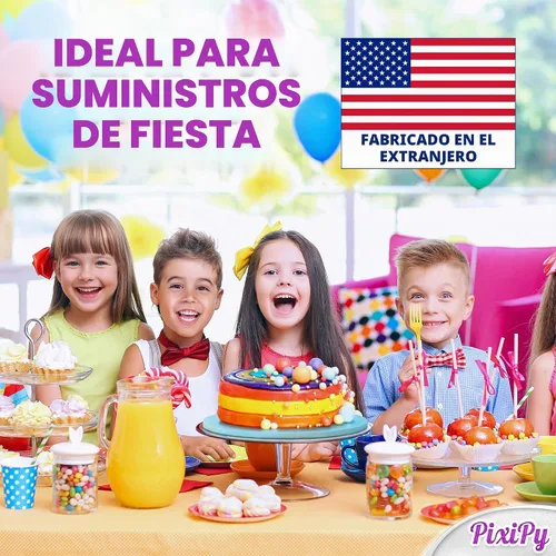 Vista 6 de Tablas para Pasteles - Paquete de 4, 12 pulgadas, Azul - Bases Redondas Reutilizables para Pasteles para Postres Espectaculares - Bases de Cartón
