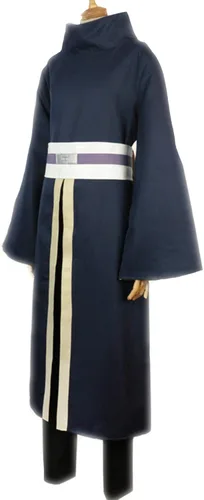 Vista 3 de Disfraz de Ninja japonés Tobi Obito para cosplay de Halloween, marino