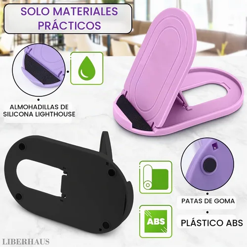Vista 3 de LIBERHAUS Soporte plegable para teléfono celular de 12 piezas