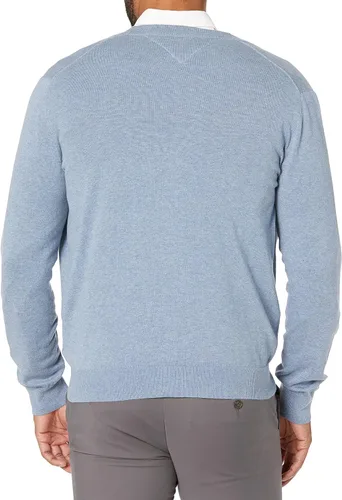 Vista 2 de Tommy Hilfiger Suéter tipo cárdigan de algodón para hombre