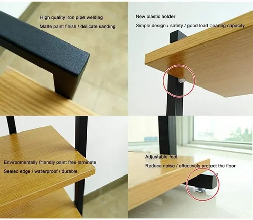 Vista 3 de Zapatero organizador de zapatos de 5 capas para el hogar, estante de almacenamiento multifunción para entrada, dormitorio, zapatero para zapatos