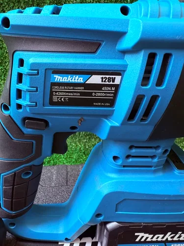 Vista 3 de Rotomartillo inalámbrico makita 128 voltios