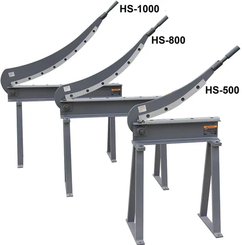 Vista 4 de KAKA INDUSTRIAL Tijeras de chapa metálica, 20 pulgadas, calibre 16 (0.06 pulgadas), cortador de hojas con soporte para fabricación industrial