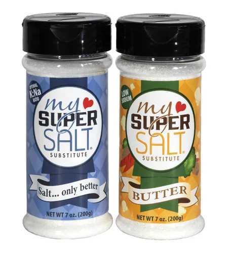 Vista 5 de My SUPER SALT® Butter - Sustituto funcional de sal saborizada con mantequilla, 85% menos de sodio, nutrición inteligente + sabor a comida