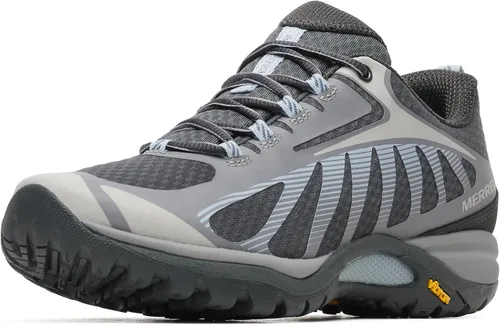 Vista 3 de Zapatillas de senderismo Merrell Siren Edge 3 para mujer Negro/arenisca azulada