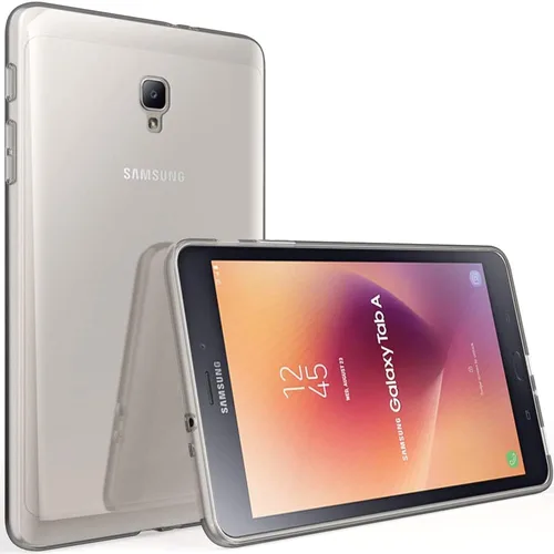 Vista 11 de Puxicu Funda transparente para Galaxy Tab A7 Lite 2021, diseño delgado, flexible y suave, funda protectora de TPU para tableta Samsung Galaxy Tab A7