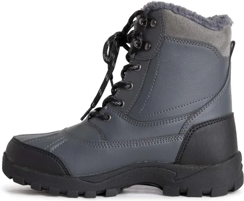 Vista 3 de POLAR Thinsulate - Botas de nieve para hombre, totalmente forradas, impermeables, con revestimiento de goma, duraderas, para invierno, lluvia