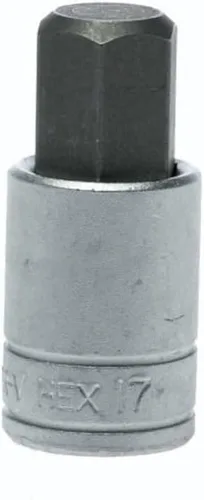 Vista 8 de Teng Tools Enchufe hexagonal de cromo vanadio métrico de 1/2 pulgada de 0.197 in Herramienta mecánica Herramienta de mano - M121505-C