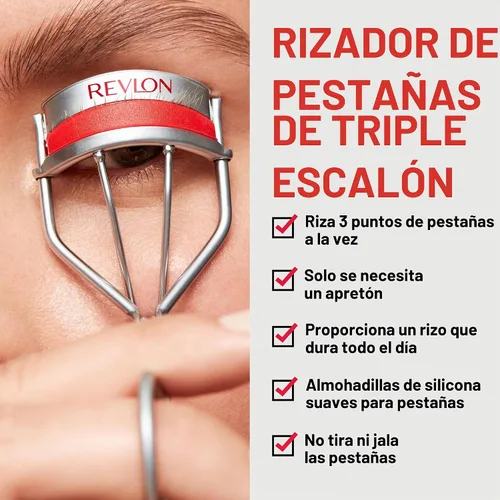 Vista 3 de Revlon - Rizador de pestañas de triple escalón