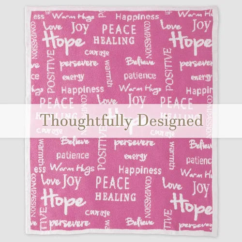 Vista 2 de Manta Get Well de 50 x 60 pulgadas, manta ultra suave y cómoda con palabras inspiradoras, mantas curativas para hombres, abrazos cálidos, regalo