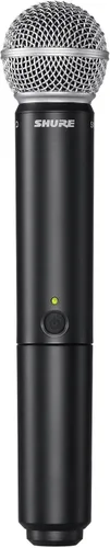 Vista 13 de Sistema de micrófono inalámbrico Shure BLX24/SM58 - Vida de batería de 14 horas, rango de 300 pies, UHF Incluye micrófono vocal de mano SM58