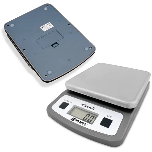 Vista 2 de San Jamar SCDG2LP Báscula digital de bajo perfil para alimentos/cocina, capacidad de 2 libras