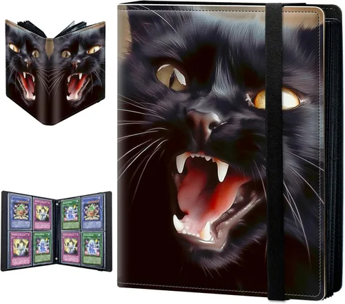 Vista 22 de Carpeta para tarjetas intercambiables, 4 bolsillos para tarjetas intercambiables, 160 bolsillos de doble cara, funda para tarjetas de tamaño Mujeres