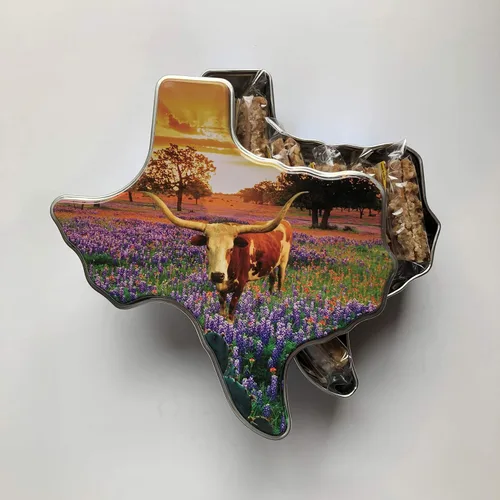 Vista 5 de Eileen's Pralines Praliné Barras Acrílico Texas Caja De Regalo