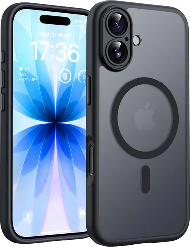 Vista 66 de TOCOL Funda para iPhone 11, compatible con Magsafe, protección completa de cámara, imanes integrados, protección contra caídas, funda translúcida