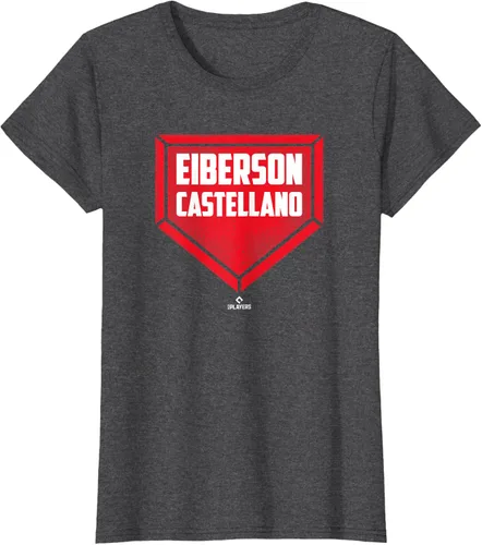 Vista 3 de Home Plate Gameday Eiberson Castellano Prospect Baseball Fan T-Shirt