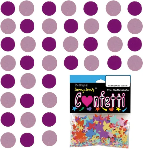 Vista 146 de Confetti Circle 1/4" Negro, Azul Marino Combo - 2 bolsas de media onza (1 oz) (8550/9971)