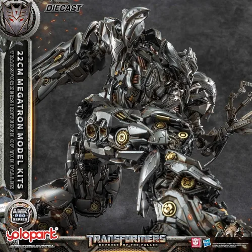 Vista 9 de YOLOPARK Megatron Transformers Juguetes Revenge of The Fallen Figura de Acción - Versión Fundida, Serie AMK PRO 8.66 Pulgadas Kit