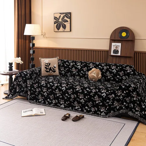Vista 27 de DREAMINGO Fundas de sofá biplaza para sofá de 2 plazas, manta jacquard moderna y minimalista protectora de muebles para mascotas, lavable, funda