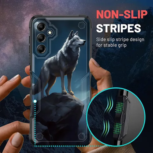Vista 873 de Funda para Galaxy A14 5G, [Doble Capa][Protección contra Caídas de Grado Militar de 10 Pies] [Antideslizante] Funda Resistente a Prueba de Golpes