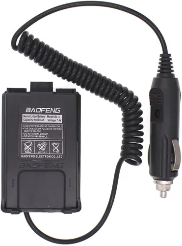 Vista 2 de Paquete de 2 cargadores de coche eliminadores de batería para radioaficionado BAOFENG BF-F8 BF-F8HP BF-F8+ UV-5R UV-5RA UV-5RA+Plus UV-5RB UV-5RC
