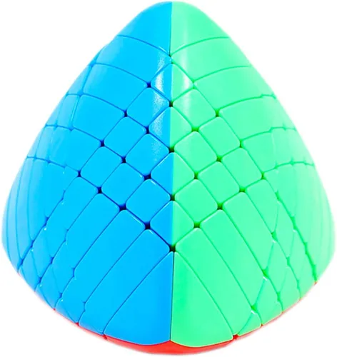 Vista 7 de Willking Pyramorphix - Cubo mágico sin pegatinas Mastermorphix de 2 x 2 rompecabezas de cubo de velocidad sin pegatinas