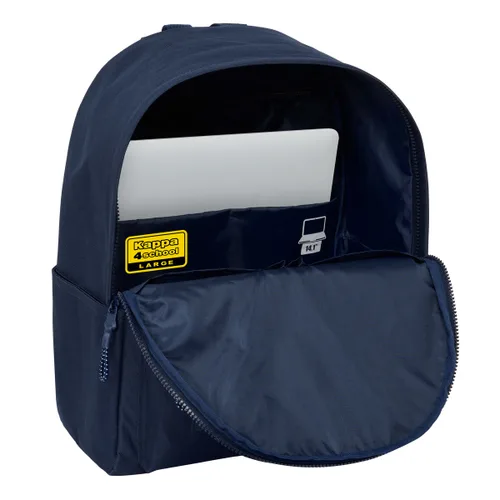 Vista 4 de Mochila para Portátil Kappa Blue Night Azul marino 31 x 40 x 16 cm