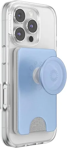 Vista 40 de PopSockets Cartera adhesiva para teléfono y tarjetero con agarre, púrpura - Aura