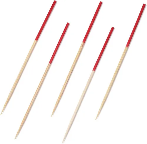 Vista 6 de Restaurantware Palos de cóctel de 3.5 pulgadas, 1000 pinchos de aperitivo sumergidos a mano, desechables, resistentes, palillos de dientes