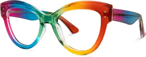 Vista 8 de Zeelool Gafas de bloqueo de luz azul con estilo ojo de gato para mujer Rosalee ZJGT701440