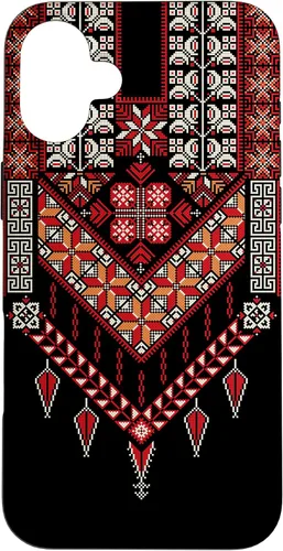 Vista 23 de Funda para iPhone 16 con diseño tradicional de palestina para mujeres palestinas