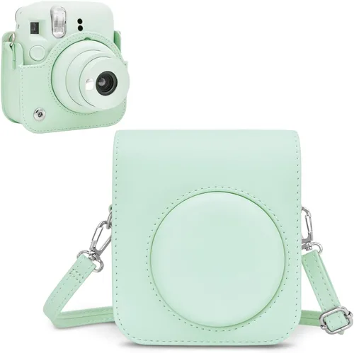 Vista 15 de Rieibi - Estuche para cámara compatible con Fuji Instax Mini 12 - Funda de transporte para cámara instantánea Fujifilm Instax Mini 12 - Funda mini