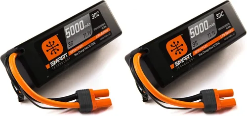 Vista 7 de Spektrum 11.1V 5000mAh 3S 30C Smart Hardcase LiPo Batería: IC5, SPMX50003S30H5