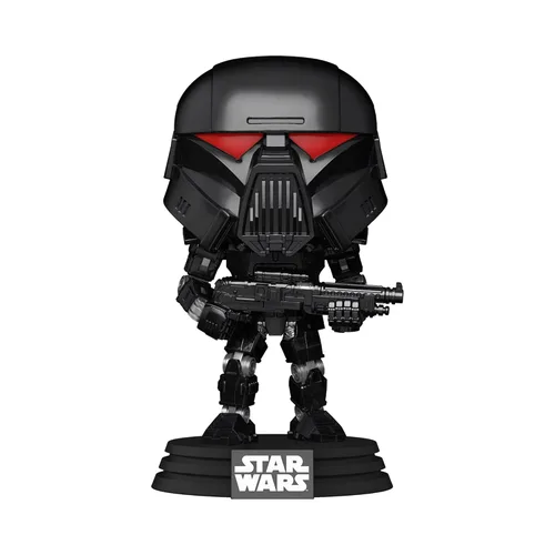 Vista 2 de Funko Star Wars: The Mandalorian - Droide de batalla de soldado oscuro