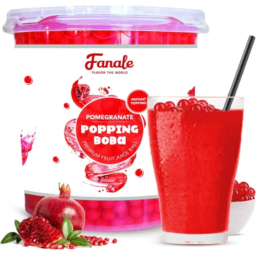Vista 29 de Popping Bursting Boba Juice Ball - Blue Bubble Gum Flavor FPB026