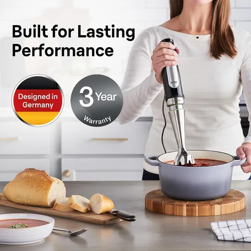 Vista 8 de Braun MultiQuick 7 - Batidora de inmersión 3 en 1 y procesador de alimentos
