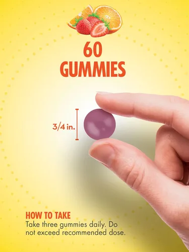 Vista 4 de Sundance Gomitas prenatales de vitamina para mujeres, con DHA y folato, 60 unidades, sabor a fruta, para uso antes, durante y después del embarazo