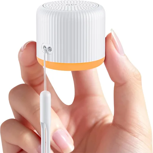 Vista 9 de LEICEX - Máquina de sonido portátil para bebés y adultos, máquina de sonido de viaje, 15 temporizadores de sonido sin bucle y reproducción
