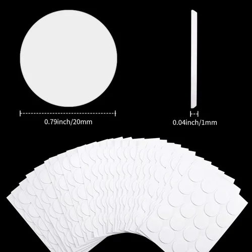 Vista 2 de 500 calcomanías de mecha de vela, calcomanías de cera para velas, pegamento a prueba de calor, pegamento que se adhiere de forma estable en cera