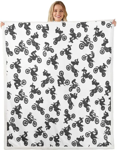 Vista 15 de Feelyou Football Throw Blanket Basketball Sports Soft Fleece Sherpa Cozy Fuzzy Plush Warm Soccer Ball Game Fuzzy Plush Throw Black Baseball Gaming